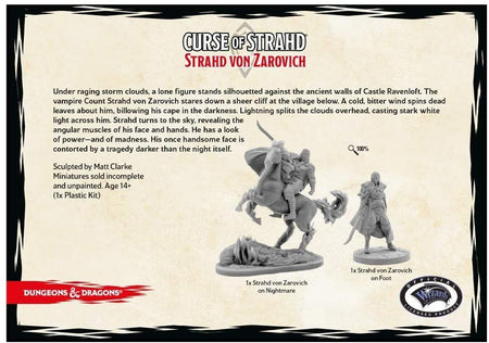 D&D Collector's Series Strahd von Zarovich on foot & mounted (71128) Miniatures Gale Force Nine