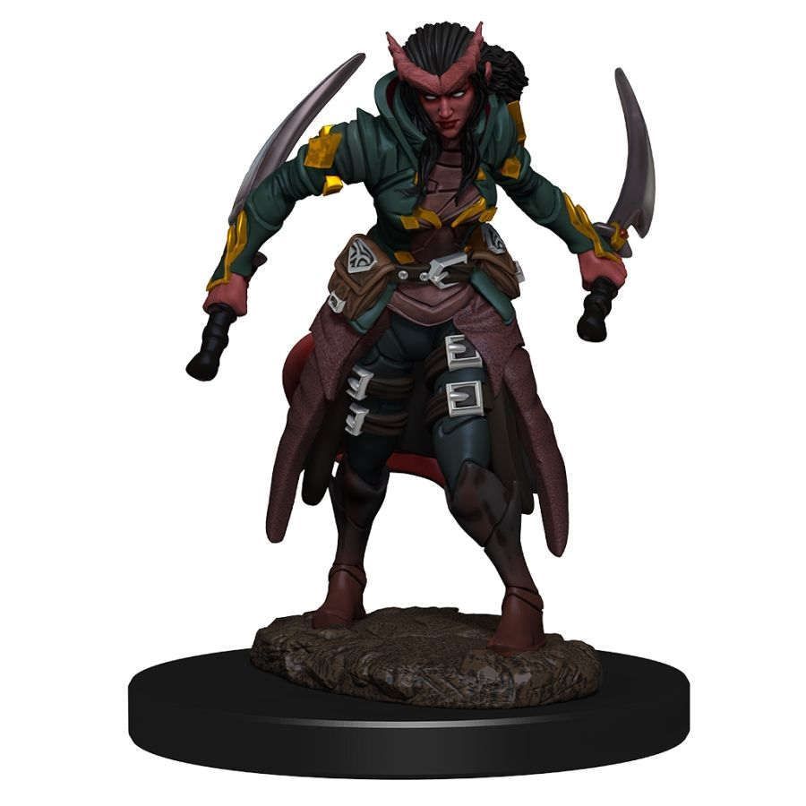 D&D Painted Premium Female Tiefling Rogue (93042) Miniatures WizKids