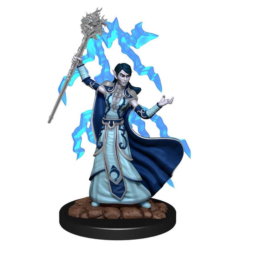 D&D Painted Premium Female Elf Wizard (93045) Miniatures WizKids