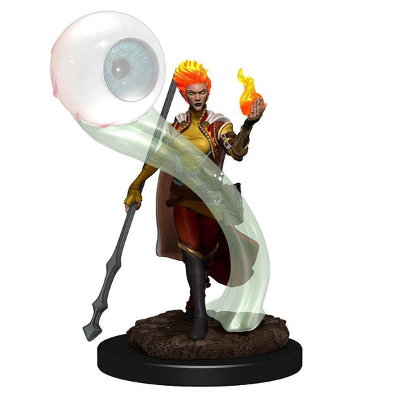 D&D Premium Painted Female Fire Genasi Wizard (93046)  WizKids   