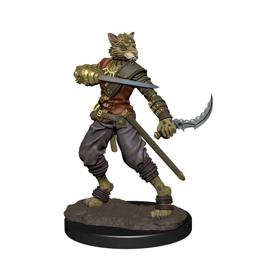 D&D Painted Premium Male Tabaxi Rogue (93050) Miniatures WizKids