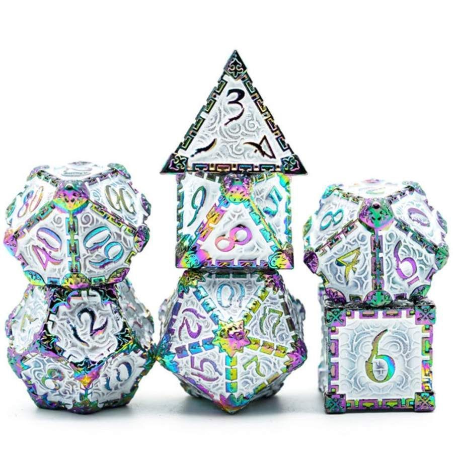 Dagger of Venom Rainbow Dice Set  Foam Brain Games   