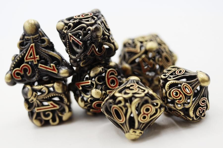 Mind Eater Hollow Bronze Dice  Foam Brain Games   