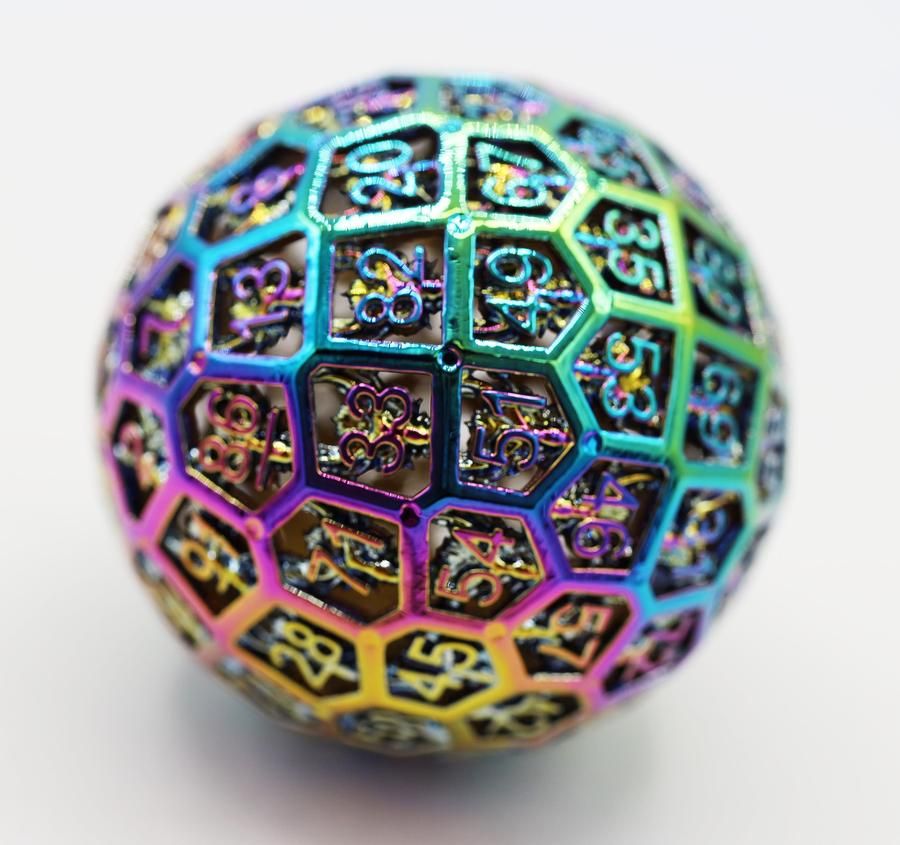 Single D100 - Dragon Head Hollow Opal  Foam Brain Games   