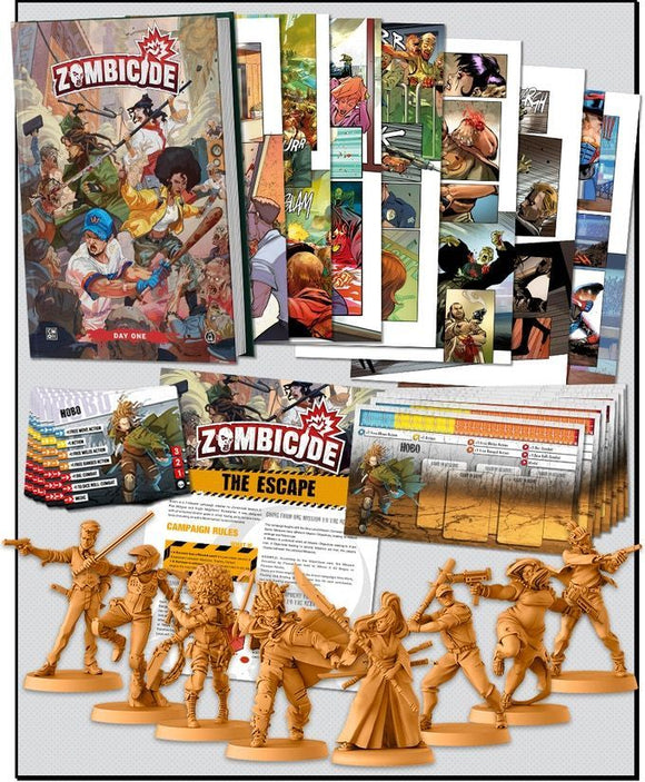 Zombicide Comic + Extras Miniatures Cool Mini or Not