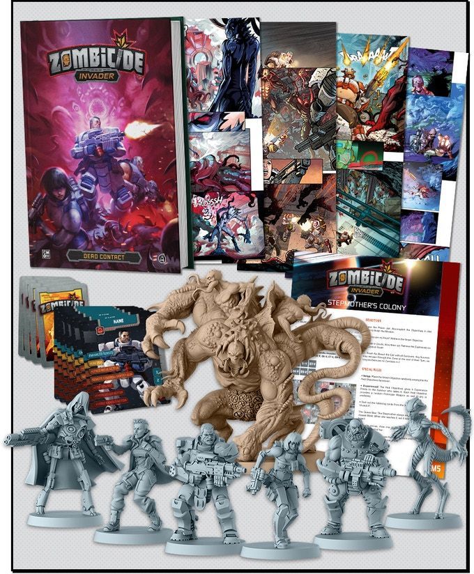 Zombicide Invader Comic + Extra Miniatures Cool Mini or Not