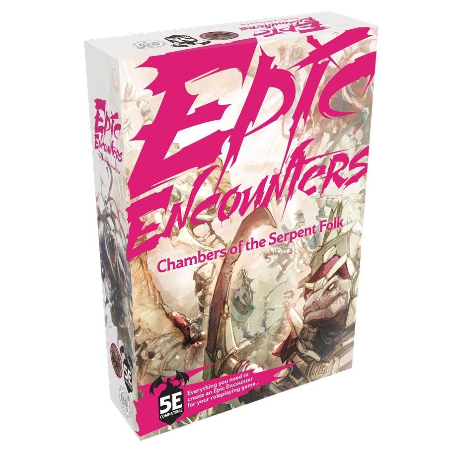 Epic Encounters: Chamber of the Serpent Folk Miniatures Steamforged Games   