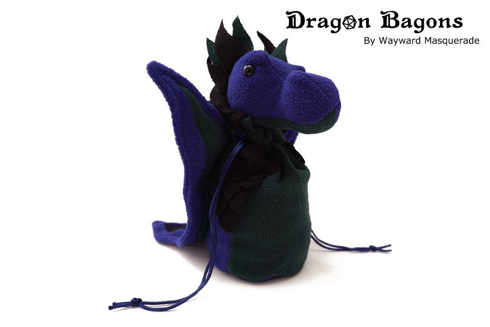 Dragon Bagon Dice Bag Purple-Green Supplies Other