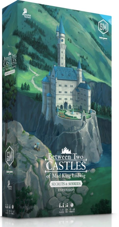 Between 2 Castles of Mad King Ludwig: Secrets & Soirees Expansion Board Games Stonemaier Games
