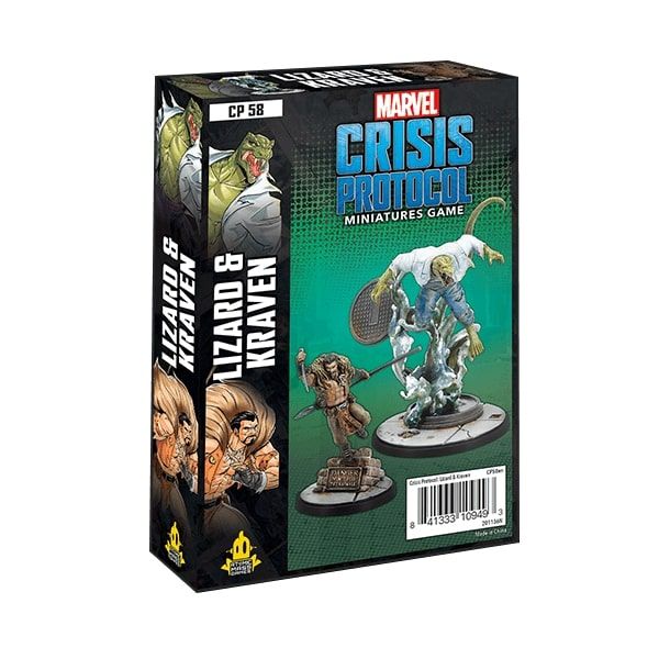 Marvel Crisis Protocol Lizard & Kraven Miniatures Atomic Mass Games   