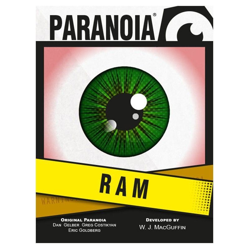 Paranoia RPG The RAM Deck Supplies Mongoose Publishing