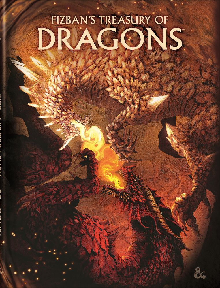 D&D 5e Fizban's Treasury of Dragons Limited Hobby Store Cover Role Playing Games Wizards of the Coast