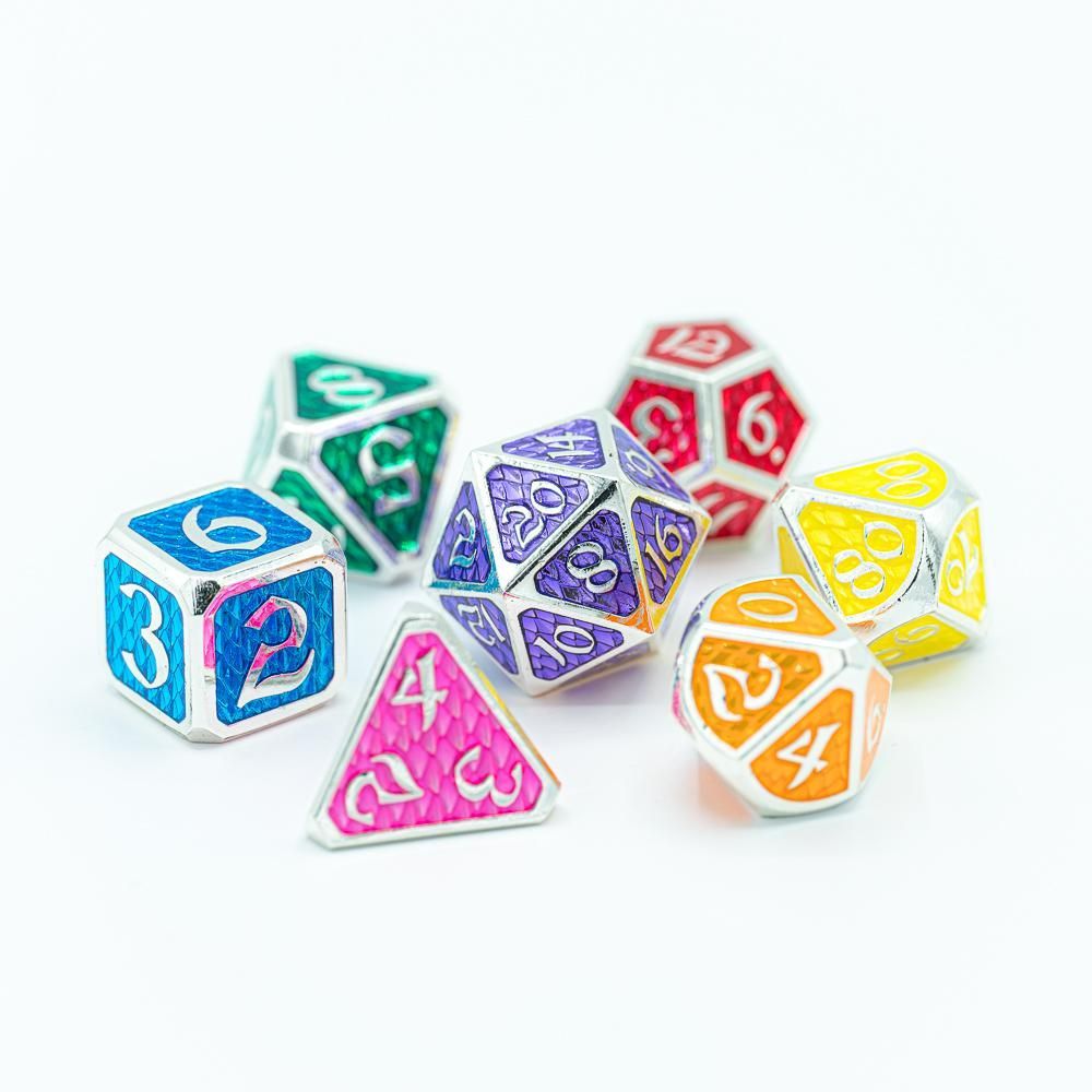 7ct Drakona Rainbow Pride 2021 Dice Die Hard Dice