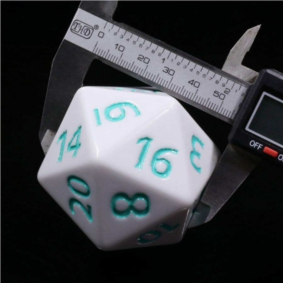Titan D20 White w/ Teal  Foam Brain Games   
