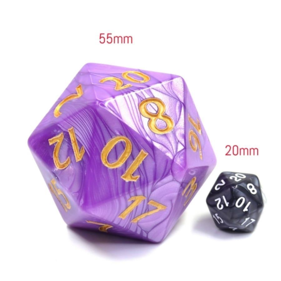 Titan D20 Purple Pearl  Foam Brain Games   