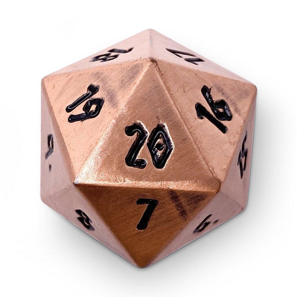Norse Foundry Metal Countdown D20 Gnomish Copper  Norse Foundry   