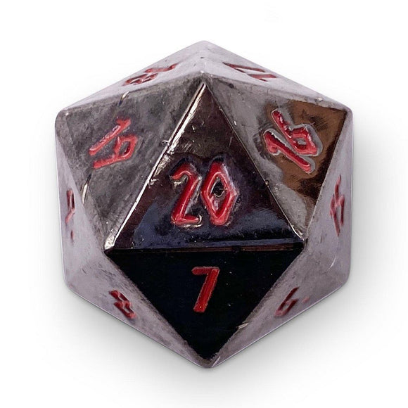 Norse Foundry Metal Countdown D20 Nightmare Black  Norse Foundry   