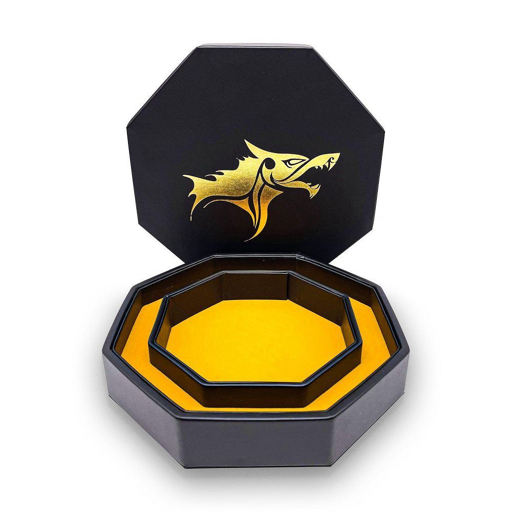 Norse Foundry Dice Tray Gold Wolf Dice Norse Foundry