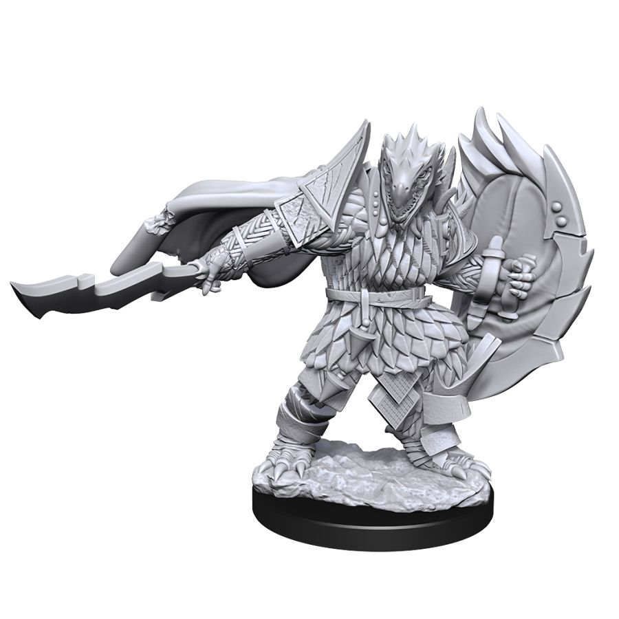 D&D Nolzur's Marvelous Miniatures: Dragonborn Fighter Male Miniatures WizKids   