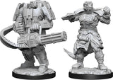 Starfinder Deep Cuts: Vesk Soldier Miniatures WizKids
