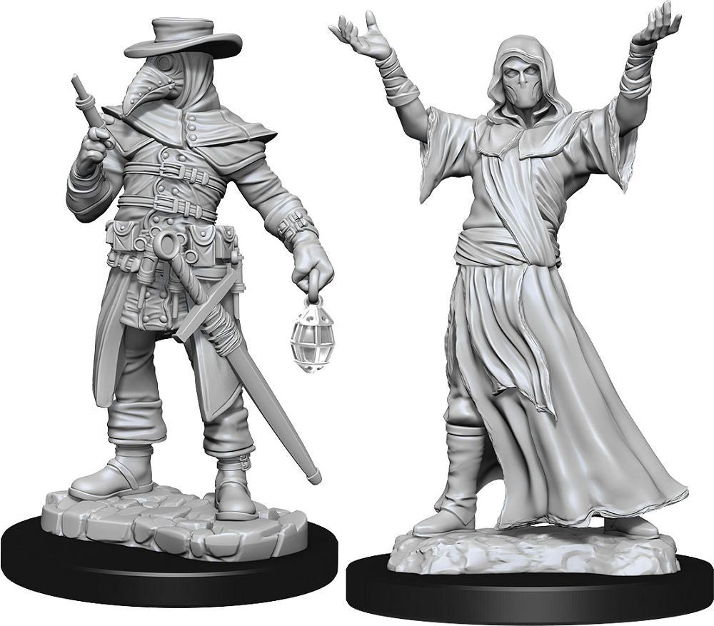 90338 Plauge Doctor & Cultist Miniatures WizKids
