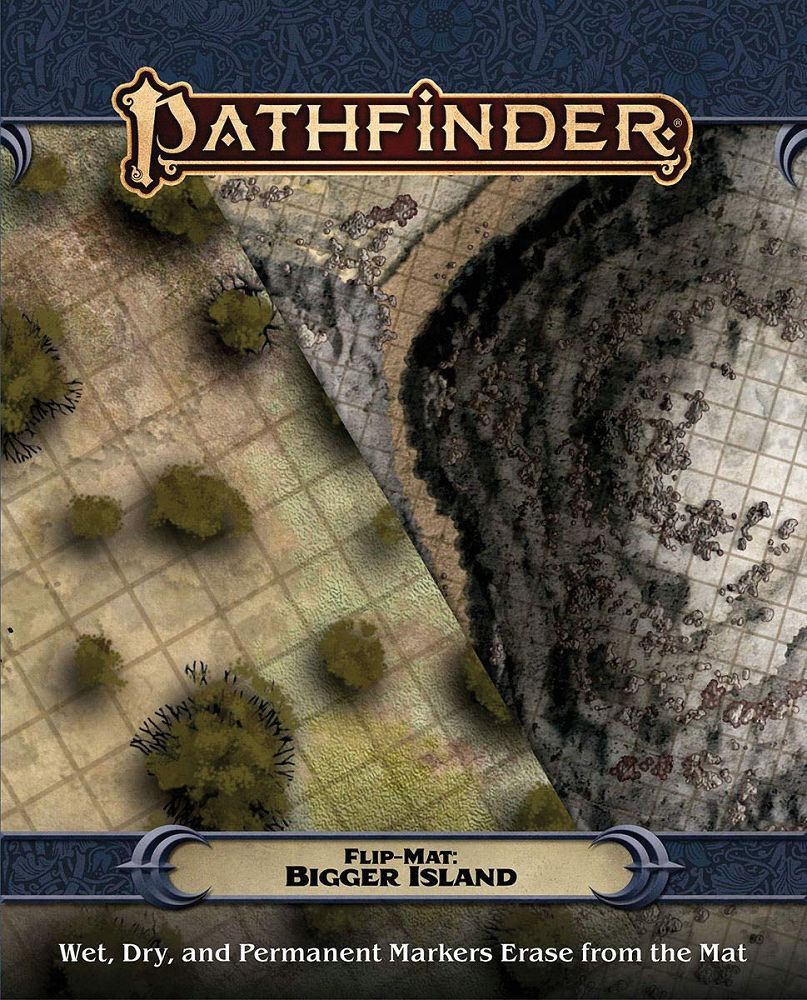 Pathfinder 2e Flip Mat: Bigger Island RPG Maps Paizo   