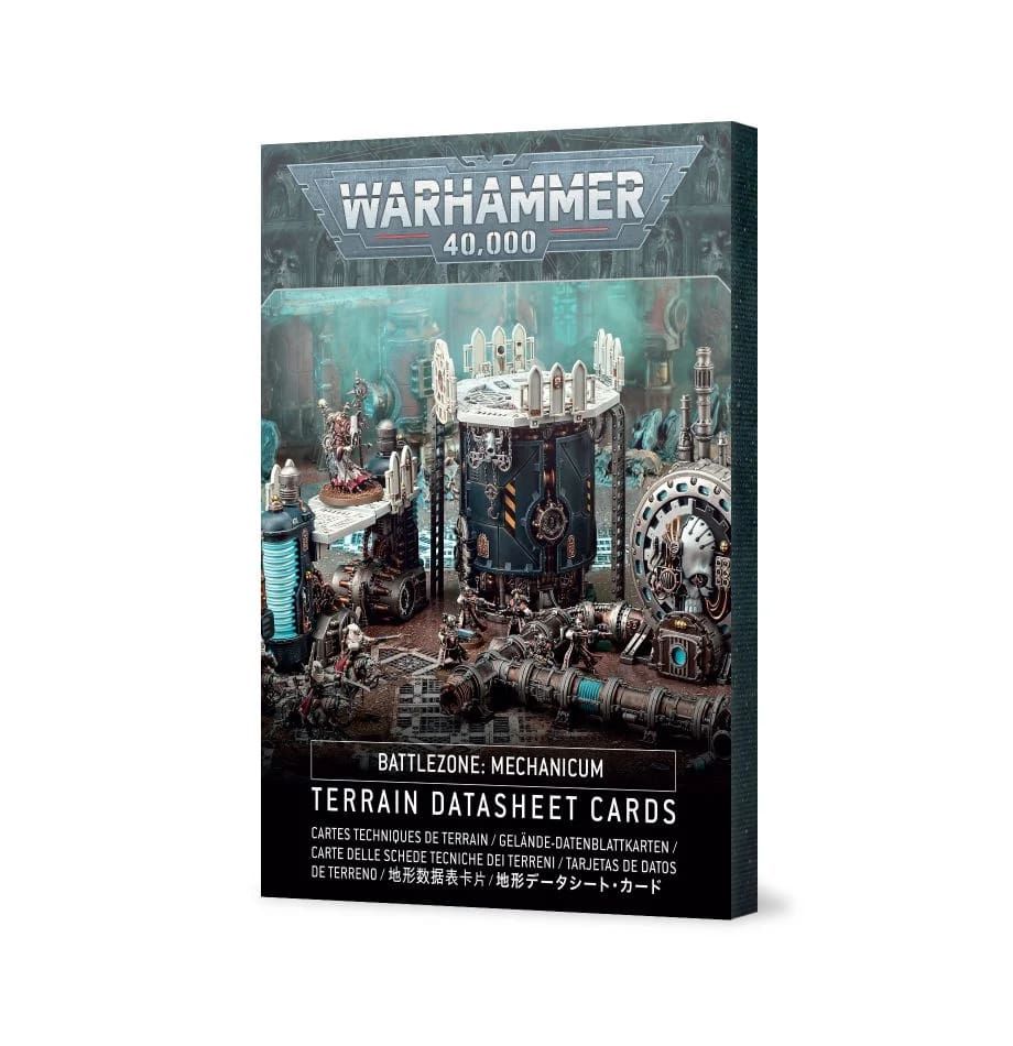 Warhammer 40K Battlezone Mechanicum Terrain Datasheet Cards Miniatures Games Workshop   