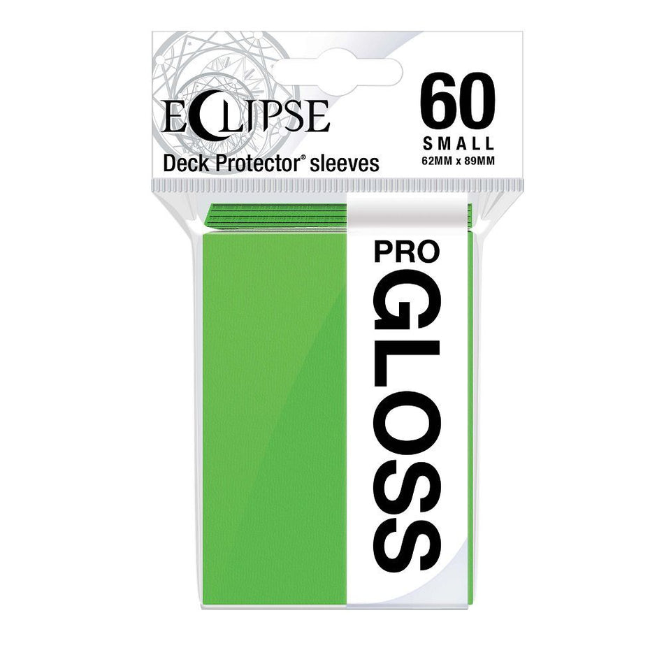 Ultra Pro Eclipse 60ct Small Size Gloss Sleeves Lime Green (15630) Supplies Ultra Pro   