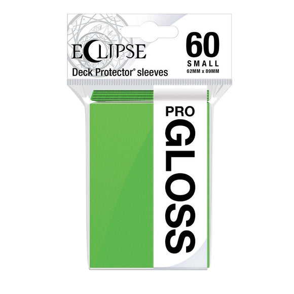 Ultra Pro Eclipse 60ct Small Size Gloss Sleeves Lime Green (15630)  Ultra Pro   