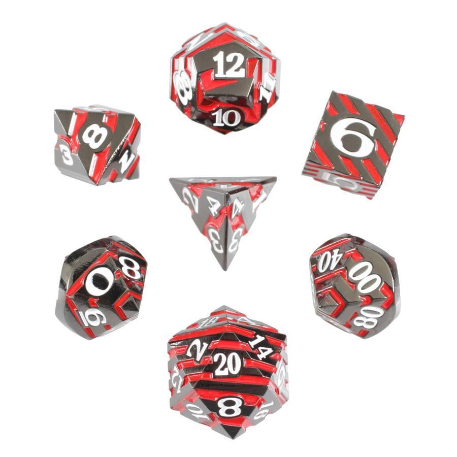 Rage Forged Set of 7 Metal Dice Dice Forged Dice Co
