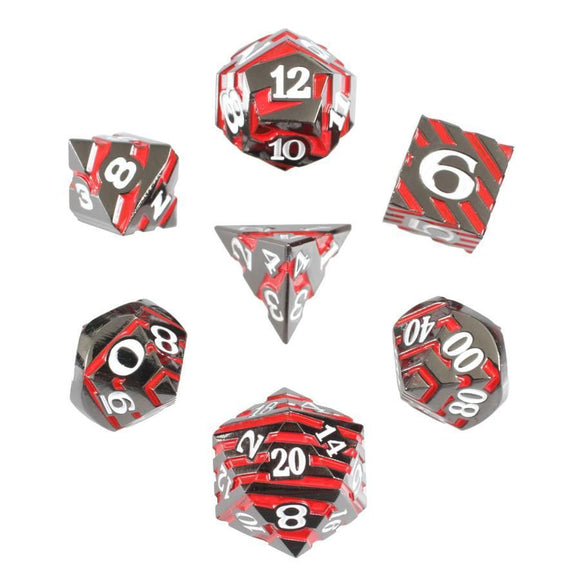 Rage Forged Set of 7 Metal Dice  Forged Dice Co   