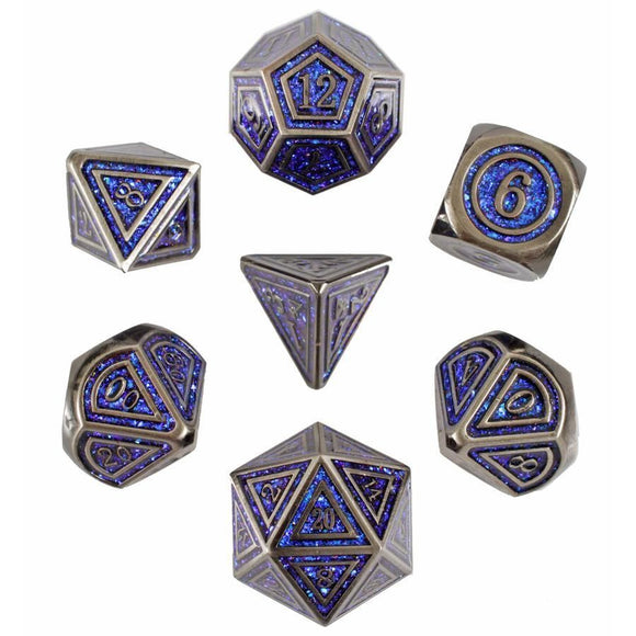 Star Core Set of 7 Metal Dice  Forged Dice Co   
