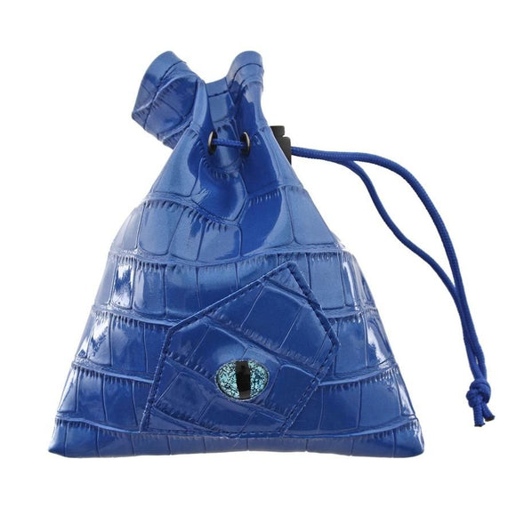 Blue Forged Dice Co Dragon Eye Dice Bag  Forged Dice Co   