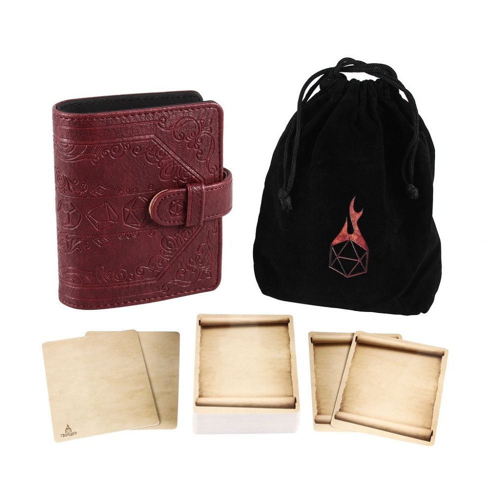Red Book of Incantations Spell Card Book (Dice Edition) Supplies Forged Dice Co