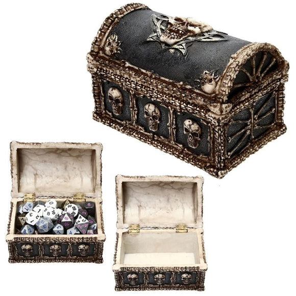 Deluxe Skull & Bones Dice Box Dice Forged Dice Co