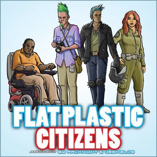 Flat Plastic Miniatures Civilians Miniatures Other