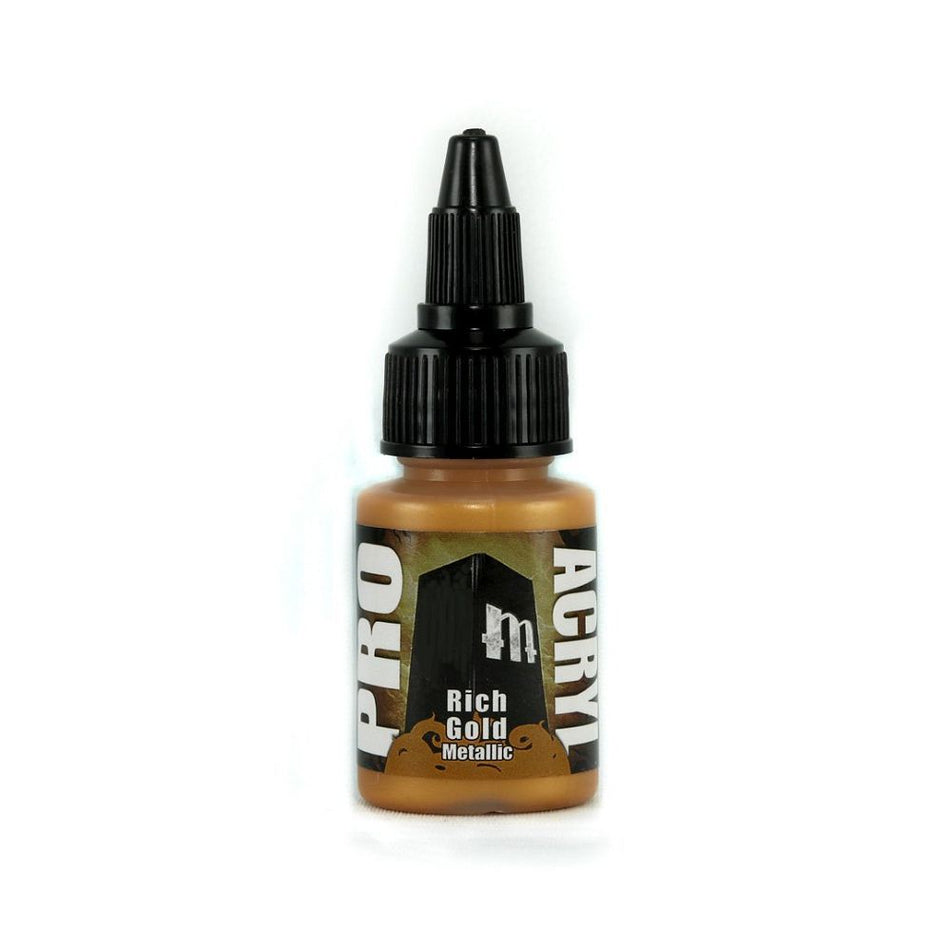 Pro Acryl Rich Gold Paints Monument Hobbies   