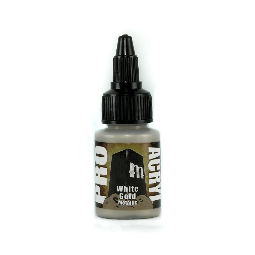 Pro Acryl White Gold Paints Monument Hobbies   