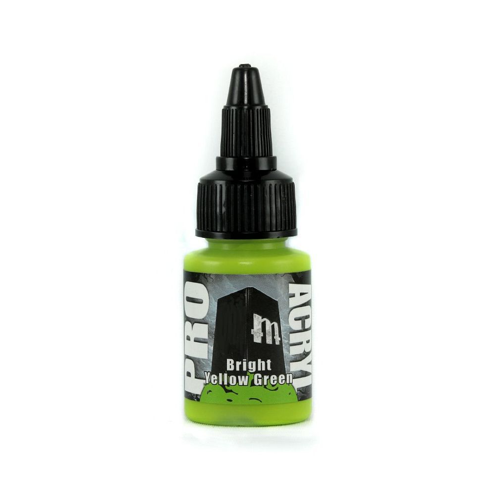 Pro Acryl Bright Yellow Green Paints Monument Hobbies   