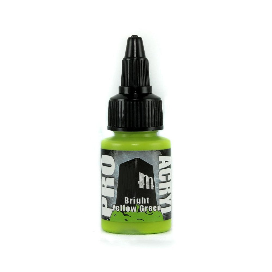 Pro Acryl Bright Yellow Green Paints Monument Hobbies   