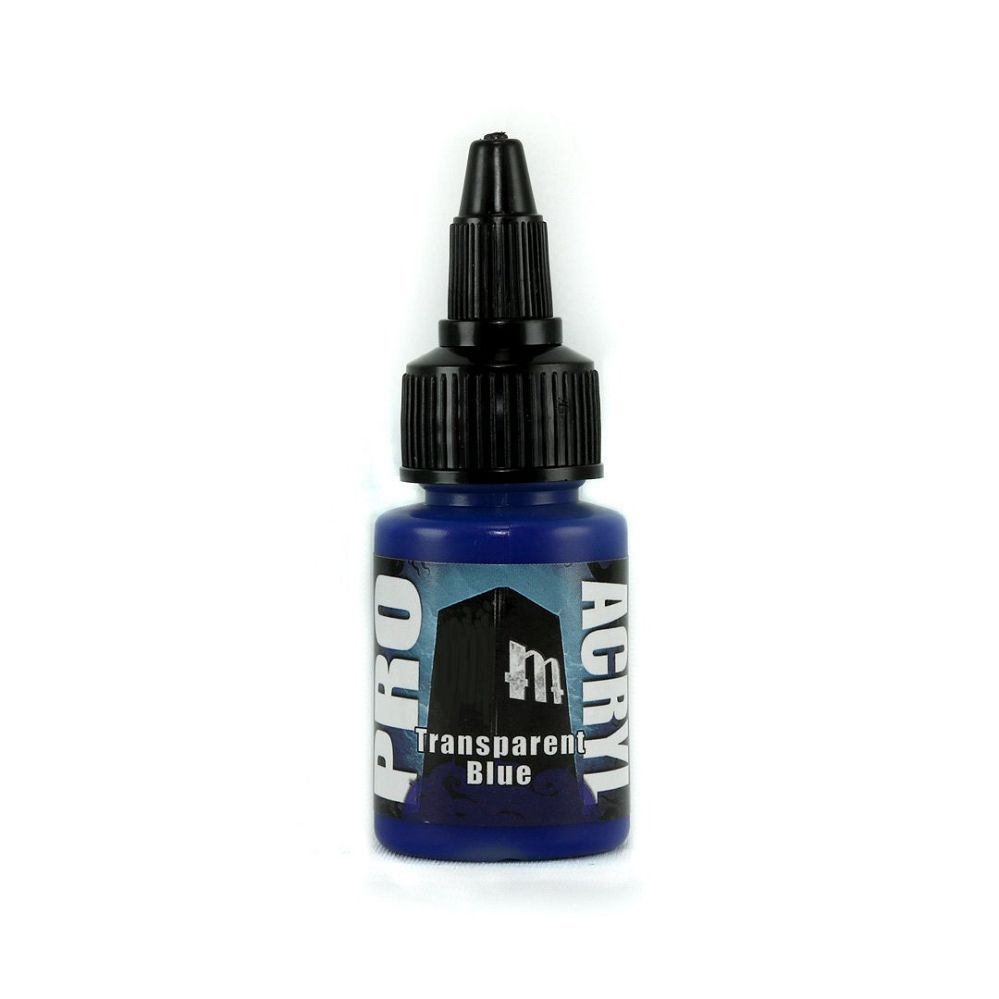 Pro Acryl Transparent Blue Paints Monument Hobbies   