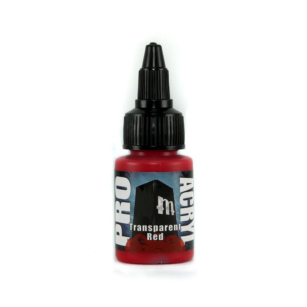 Pro Acryl Transparent Red Paints Monument Hobbies   