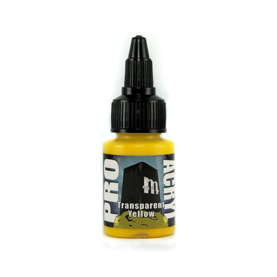 Pro Acryl Transparent Yellow Paints Monument Hobbies   