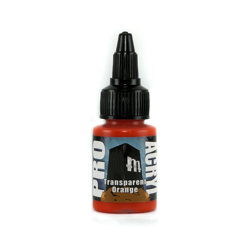 Pro Acryl Transparent Orange Paints Monument Hobbies   