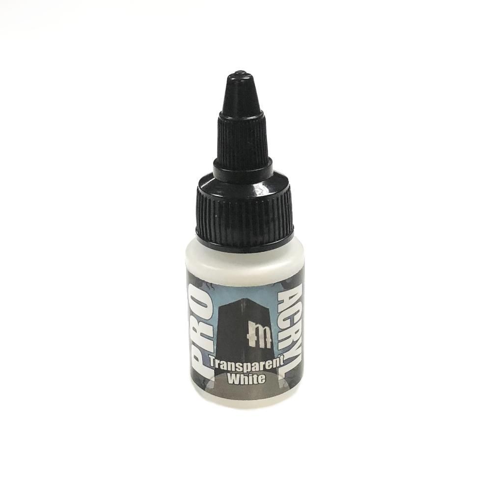 Pro Acryl Transparent White Paints Monument Hobbies   