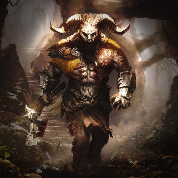Dwellings of Eldervale Minotaur Mercenary Board Games Breaking Games