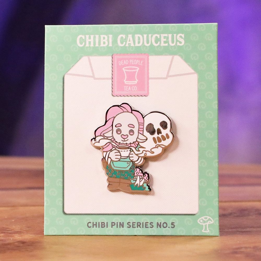 Critical Role Caduceus Chibi Pin Clothing & Accessories Darrington Press   