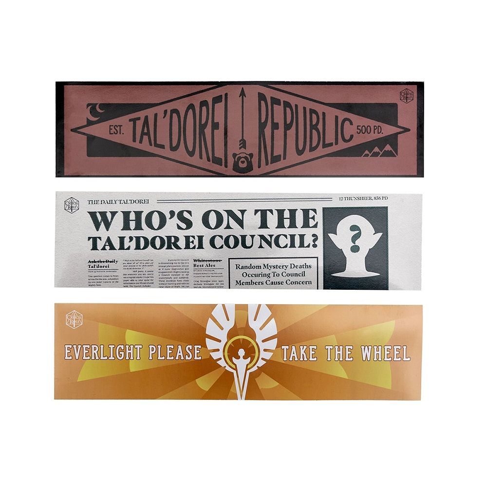 Critical Role Vox Machina Bumper Sticker 3-pack  Darrington Press   