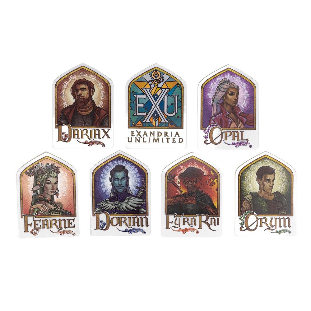 Critical Role Exandria Unlimited Sticker 7 pack  Darrington Press   