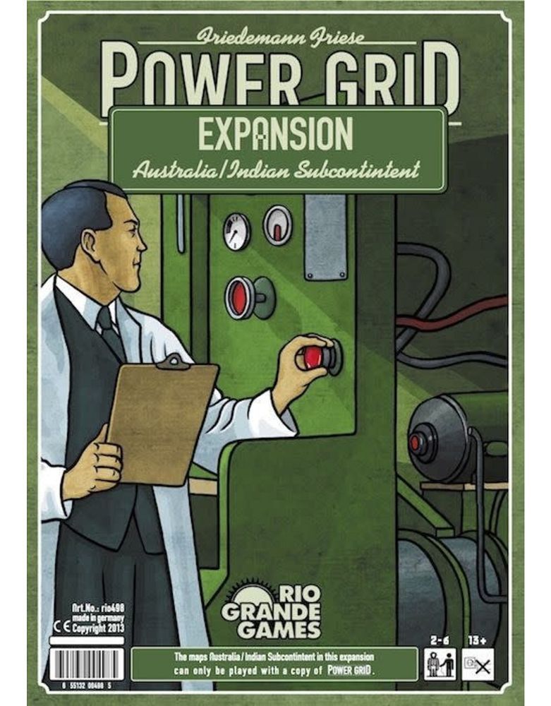 Power Grid: Benelux & Central Europe Expansion Board Games Rio Grande Games